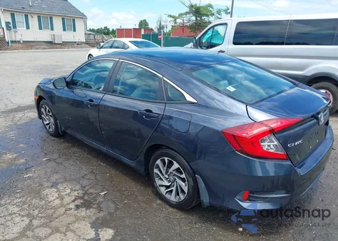 2016 Honda Civic Ex from USA, damaged, VIN 19XFC2F73GE061751
